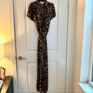 Michael Kors Leopard-Print Jumpsuit